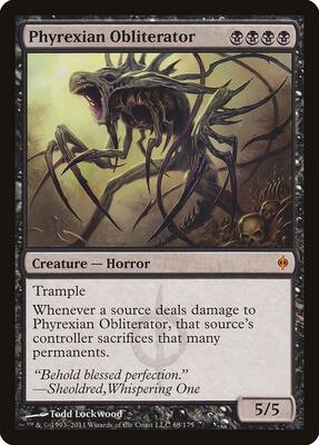 Phyrexian Obliterator card from New Phyrexia
