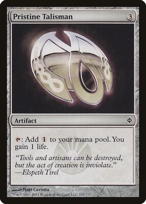 Pristine Talisman card from New Phyrexia