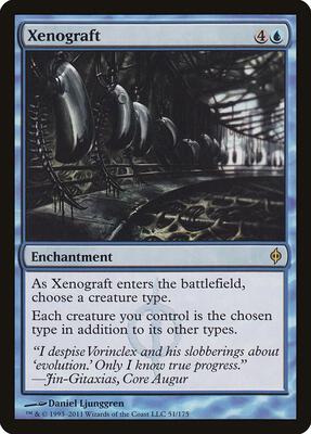 Xenograft card from New Phyrexia