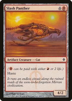 Slash Panther card from New Phyrexia