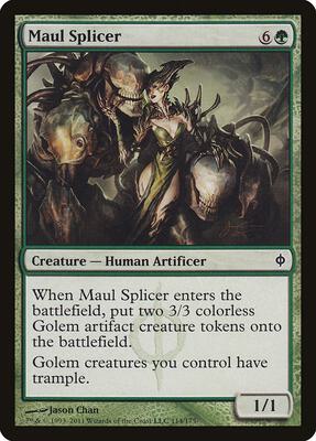 Maul Splicer card from New Phyrexia