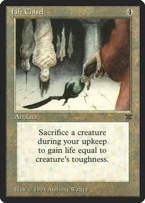 Life Chisel card from Legends