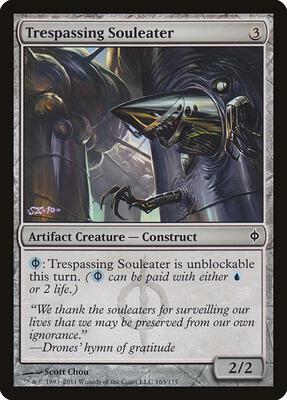 Trespassing Souleater card from New Phyrexia