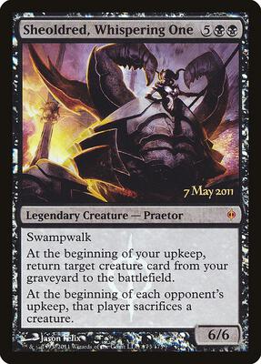 Sheoldred, Whispering One card from Prerelease Cards