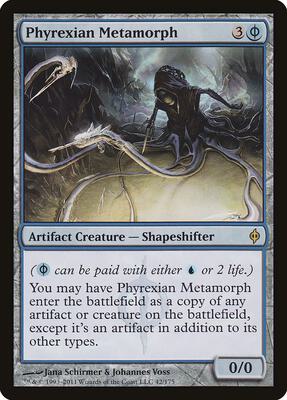 Phyrexian Metamorph card from New Phyrexia