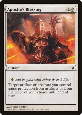 Apostle's Blessing card from New Phyrexia