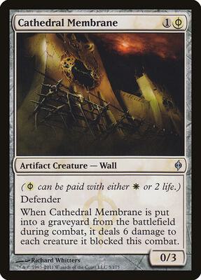 Cathedral Membrane card from New Phyrexia