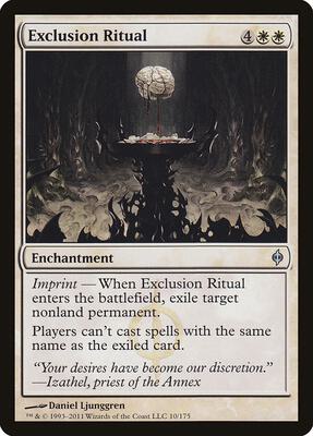 Exclusion Ritual card from New Phyrexia