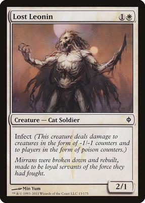 Lost Leonin card from New Phyrexia