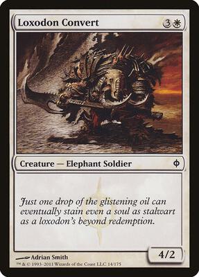 Loxodon Convert card from New Phyrexia
