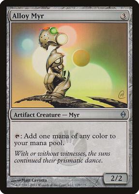 Alloy Myr card from New Phyrexia