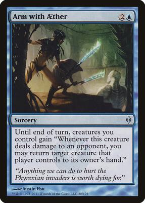 Arm with Aether card from New Phyrexia