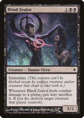 Blind Zealot card from New Phyrexia