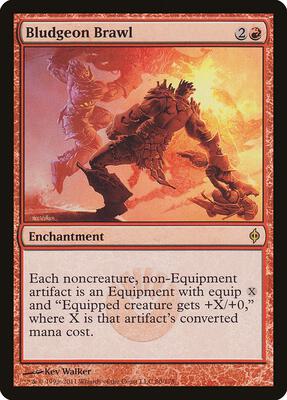 Bludgeon Brawl card from New Phyrexia