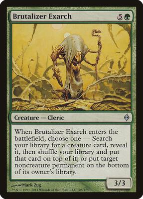 Brutalizer Exarch card from New Phyrexia