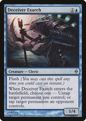 Deceiver Exarch card from New Phyrexia