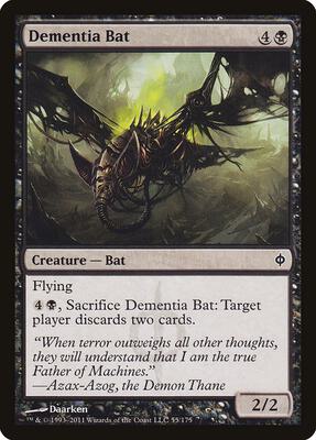 Dementia Bat card from New Phyrexia