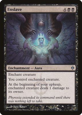 Enslave card from New Phyrexia