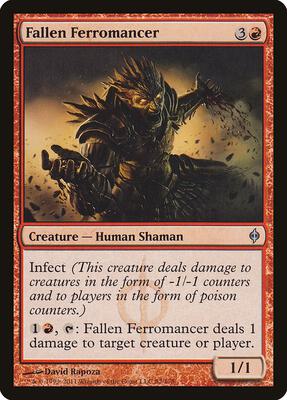 Fallen Ferromancer card from New Phyrexia