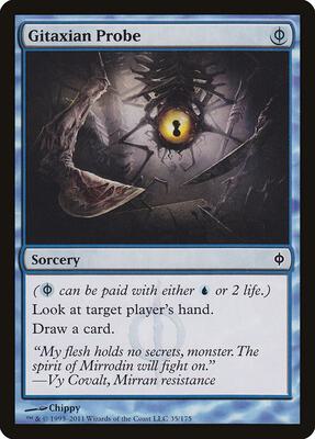 Gitaxian Probe card from New Phyrexia