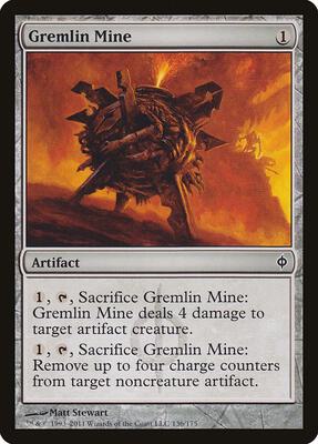 Gremlin Mine card from New Phyrexia