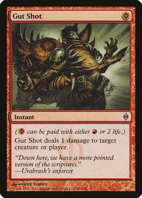 Gut Shot card from New Phyrexia