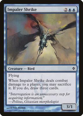 Impaler Shrike card from New Phyrexia