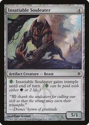 Insatiable Souleater card from New Phyrexia
