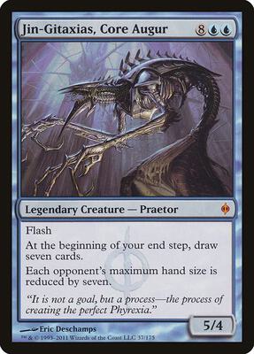 Jin-Gitaxias, Core Augur card from New Phyrexia