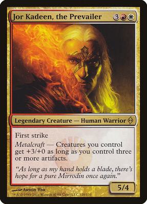Jor Kadeen, the Prevailer card from New Phyrexia