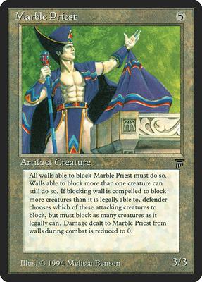 Marble Priest card from Legends