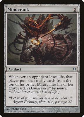 Mindcrank card from New Phyrexia