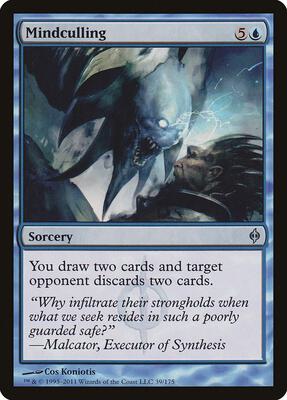 Mindculling card from New Phyrexia