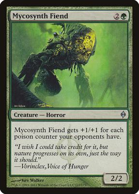 Mycosynth Fiend card from New Phyrexia