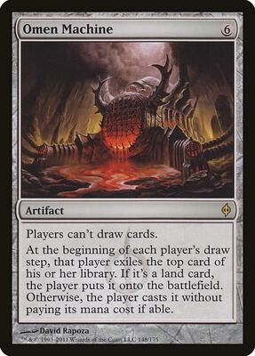Omen Machine card from New Phyrexia