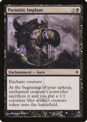Parasitic Implant card from New Phyrexia
