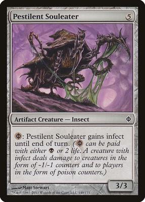 Pestilent Souleater card from New Phyrexia