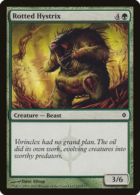 Rotted Hystrix card from New Phyrexia