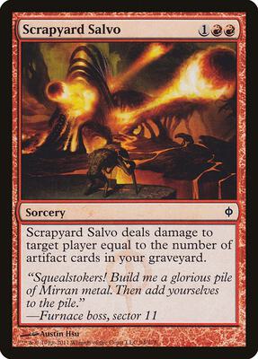 Scrapyard Salvo card from New Phyrexia