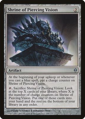 Shrine of Piercing Vision card from New Phyrexia