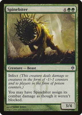 Spinebiter card from New Phyrexia