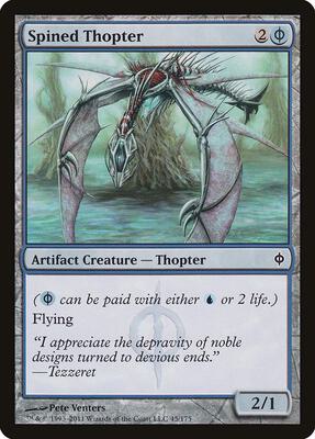 Spined Thopter card from New Phyrexia