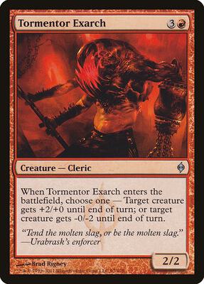 Tormentor Exarch card from New Phyrexia