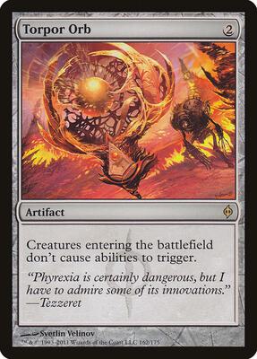 Torpor Orb card from New Phyrexia