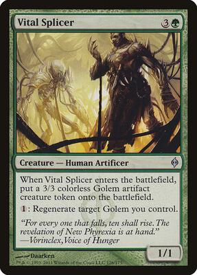 Vital Splicer card from New Phyrexia