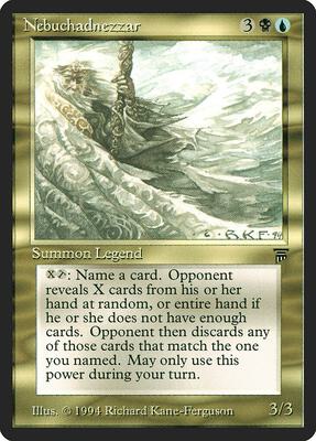 Nebuchadnezzar card from Legends
