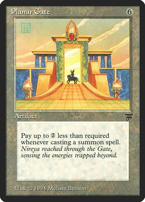 Planar Gate card from Legends
