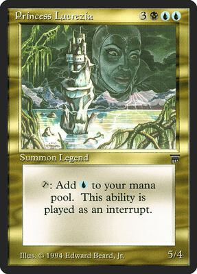 Princess Lucrezia card from Legends