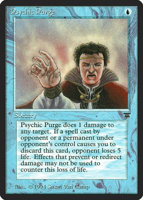 Psychic Purge card from Legends