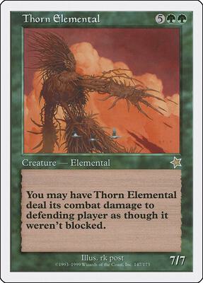 Thorn Elemental card from Starter 1999